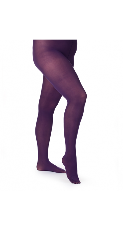 Collants violets, Pamela Mann - 41bis collants grande taille femme