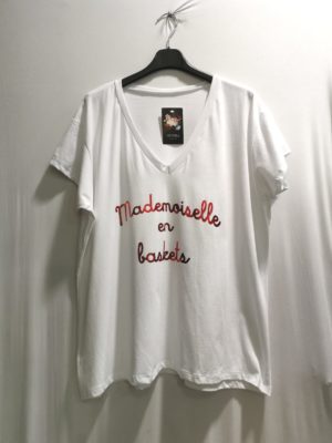 T shirt Mademoiselle2_41Bis boutique grandes tailles femme