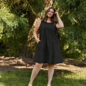 Robe Savanna noire_41Bis mode femme grande taille Zhenzi