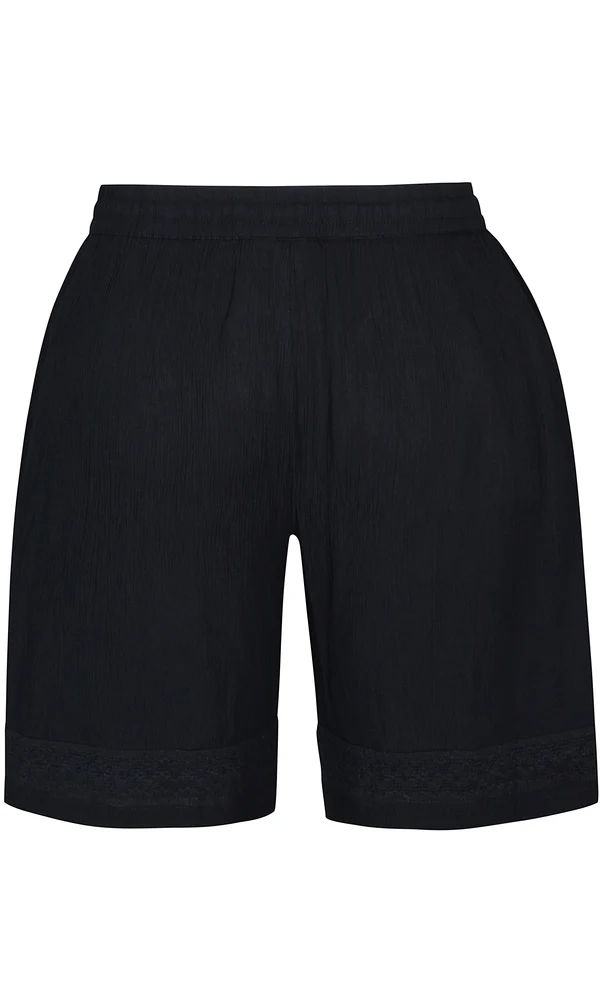 Short Novalee noir_41Bis mode femme grande taille Zhenzi