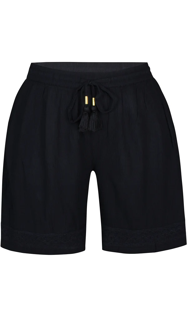 Short Novalee noir_41Bis mode femme grande taille Zhenzi