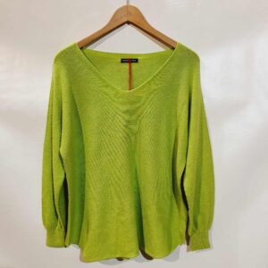 Pull Loxy vert anis_41Bis mode femme