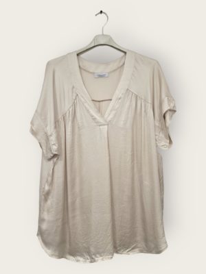 Blouse beige Lilly_41Bis mode femme grande taille