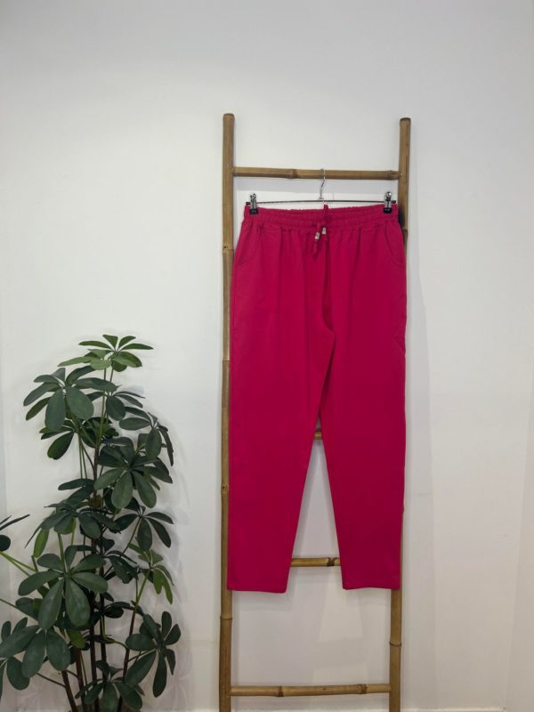 Pantalon fushia John_41Bis mode femme grande taille