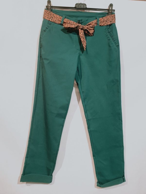Pantalon vert Aloès_41Bis mode femme tendance