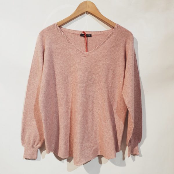 Pull rose poudré Loxy_41Bis mode tendance femme