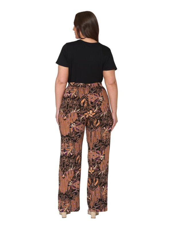 Pantalon imprimé Sloanne_41Bis mode femme grande taille Ciso