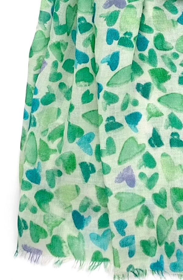 Foulard Lollies vert_41Bis mode et accessoires femme