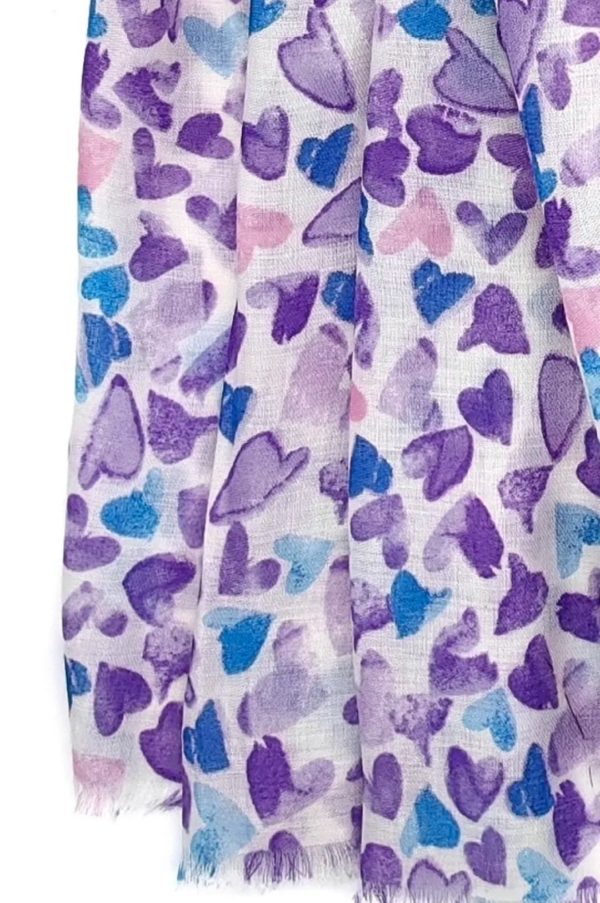 Foulard Lollies violet_41Bis mode et accessoires femme