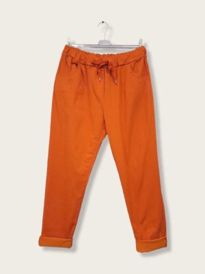 Pantalon Alex orange_41Bis mode femme grande taille