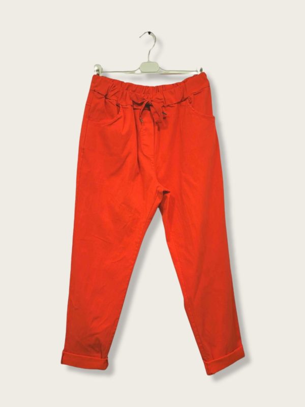 Pantalon Alex orange_41Bis mode femme grande taille