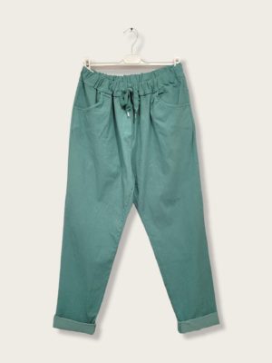 Pantalon Alex vert sauge_41Bis mode femme grande taille