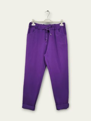 Pantalon Alex violet_41Bis mode femme grande taille