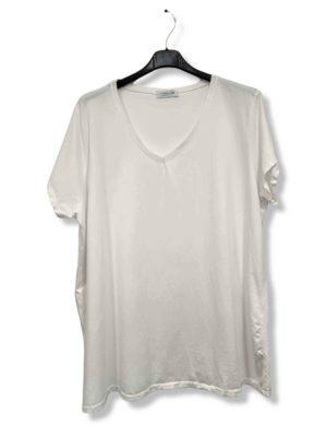 T shirt Melvin blanc_41Bis mode femme grande taille.webp