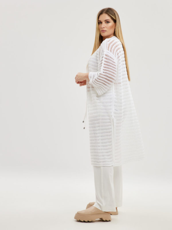 Kimono Ricardo blanc_41Bis mode grande taille Mat Fashion