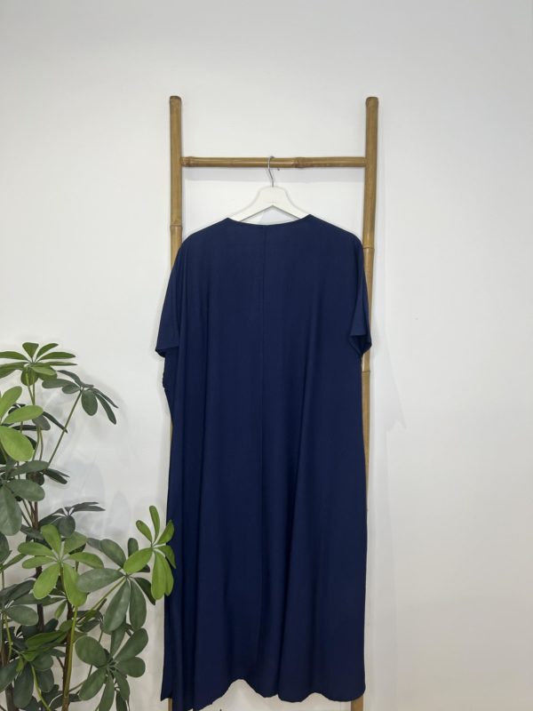 Robe Mentille bleu marine_41Bis mode femme grande taille Fa Concept