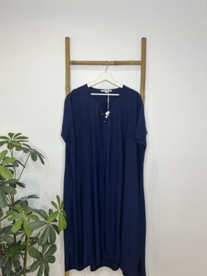 Robe Mentille bleu marine_41Bis mode femme grande taille Fa Concept