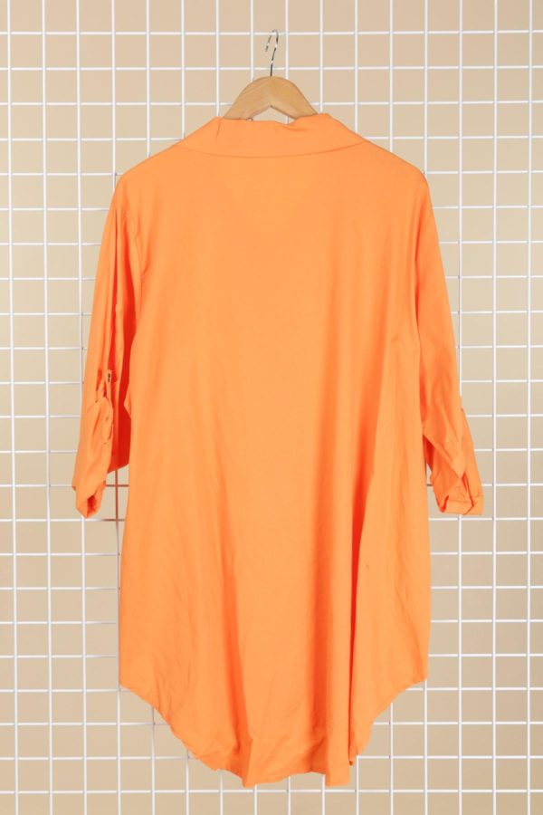 Chemise Summer orange_41Bis mode femme grande taille