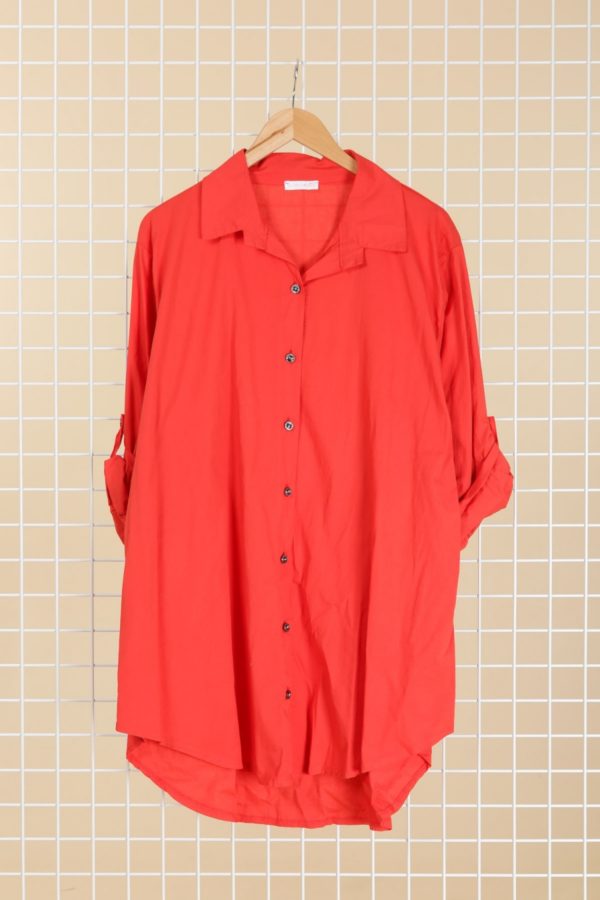 Chemise Summer rouge_41Bis mode femme grande taille