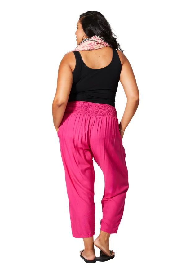 Pantalon Pietro fushia_41Bis mode femme grande taille