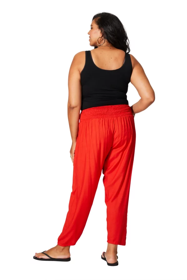 Pantalon Pietro rouge_41Bis mode femme grande taille