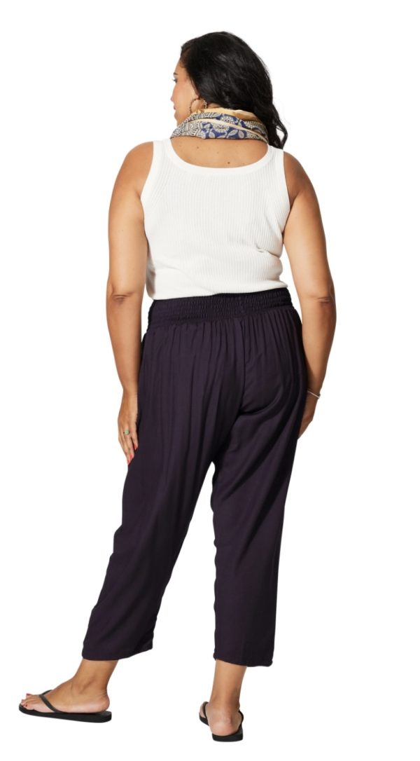 Pantalon Pietro bleu marine_41Bis mode femme grande taille