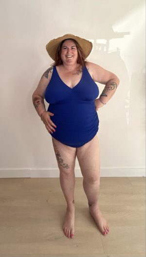 Maillot de bain Oméga bleu_41Bis mode femme grande taille