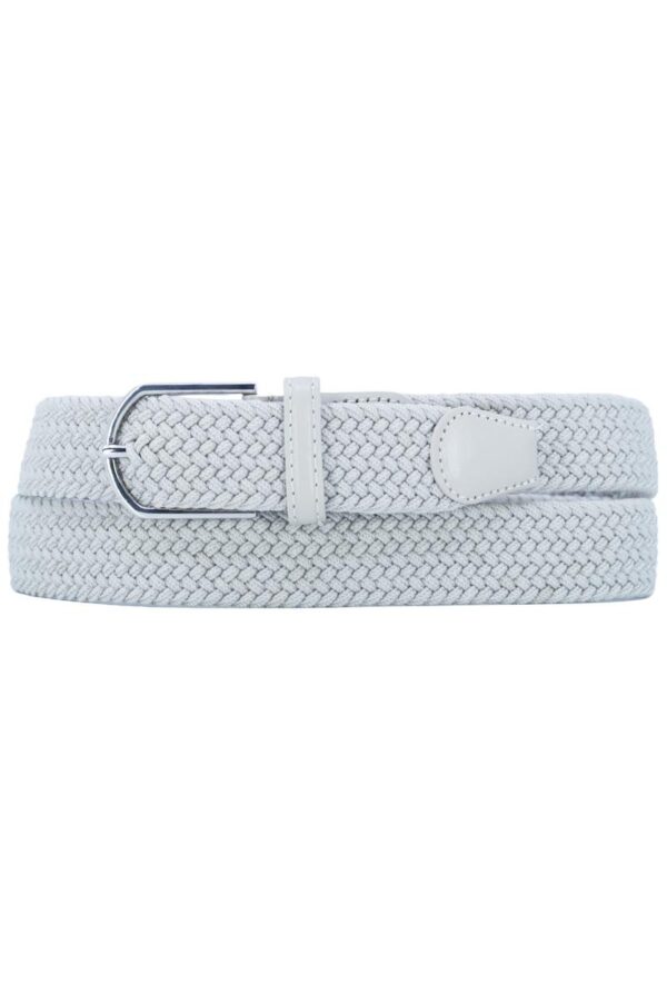 Ceinture tressée blanche_41Bis mode et accessoires femme