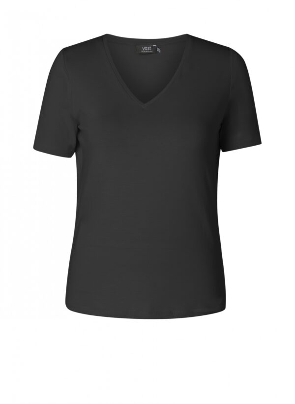 T shirt Wieteke noir_41Bis mode femme ronde Yesta