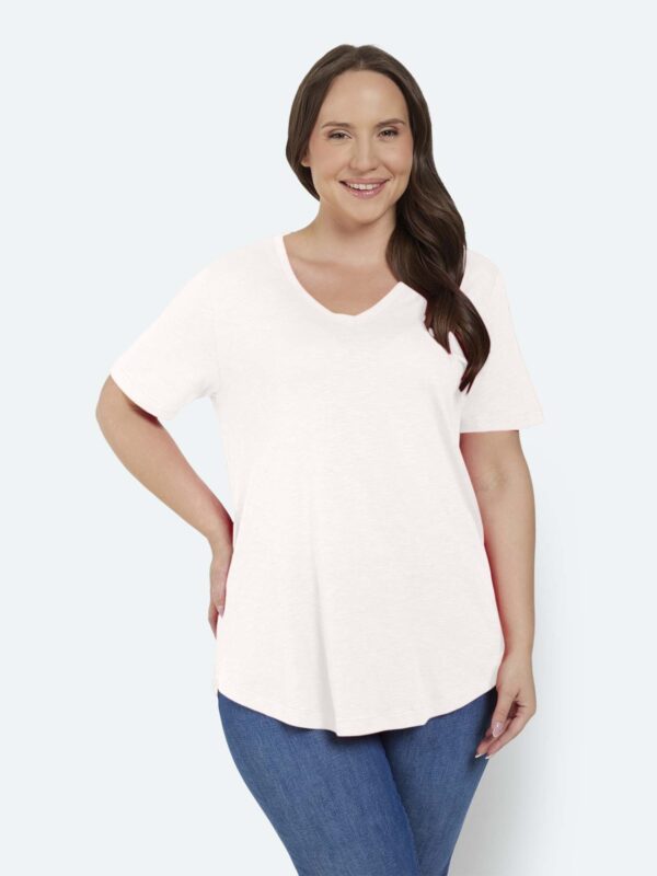 T shirt Maïté blanc cassé_41Bis mode femme ronde Ciso