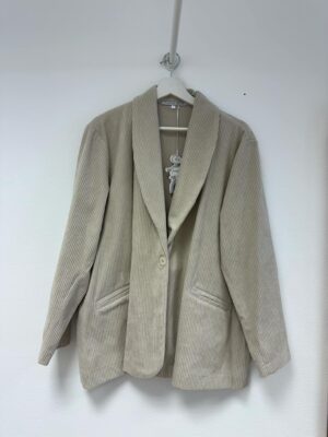 Veste Val beige_41Bis mode femme grande taille Fa Concept