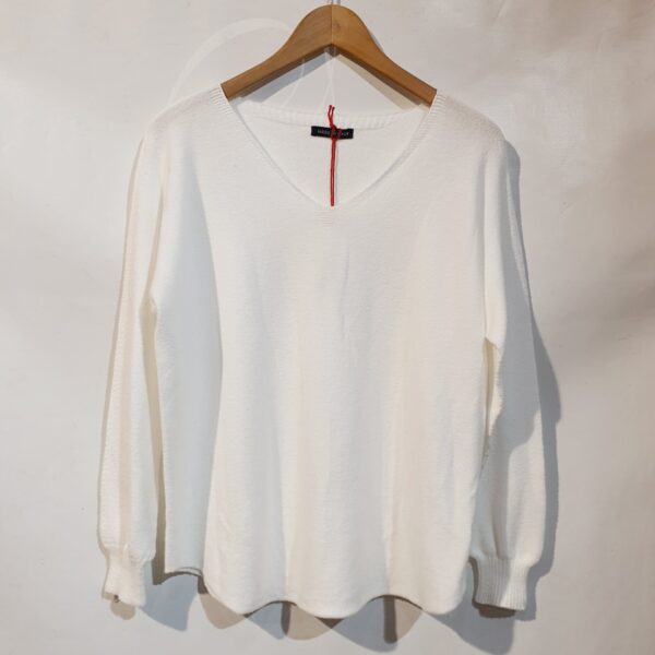 Pull blanc Loxy_41Bis mode femme raffinée
