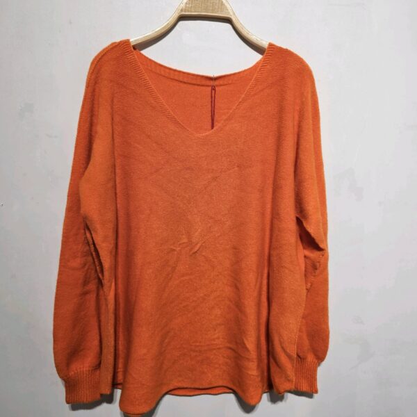 Pull orange Loxy_41Bis mode femme raffinée