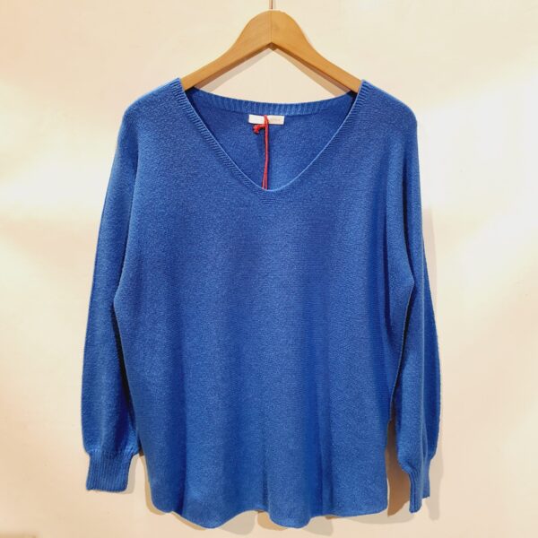 Pull bleu roi Loxy_41Bis mode femme raffinée
