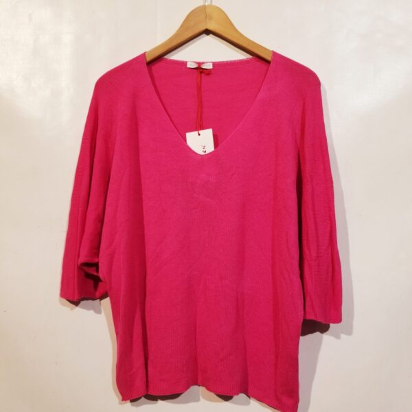Pull fushia Barbara_41Bis mode femme colorée