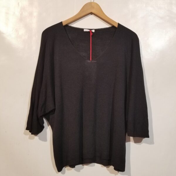 Pull noir Barbara_41Bis mode femme colorée