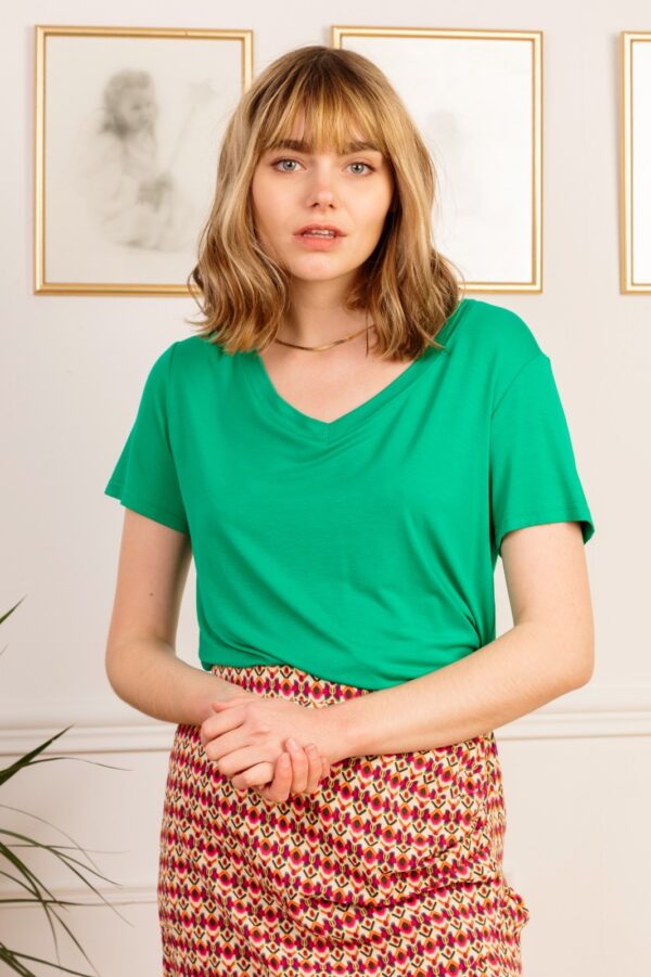 T shirt Matt vert_41Bis mode femme colorée