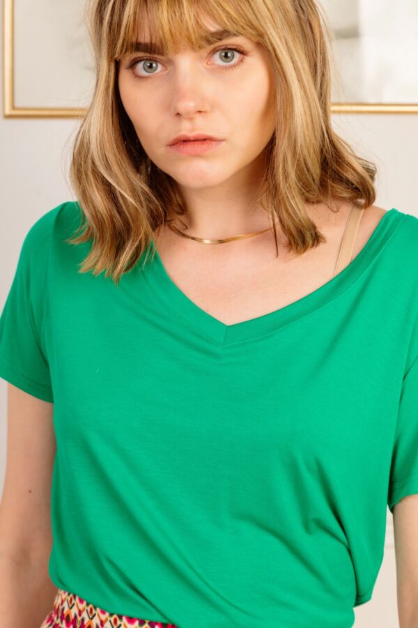 T shirt Matt vert_41Bis mode femme colorée