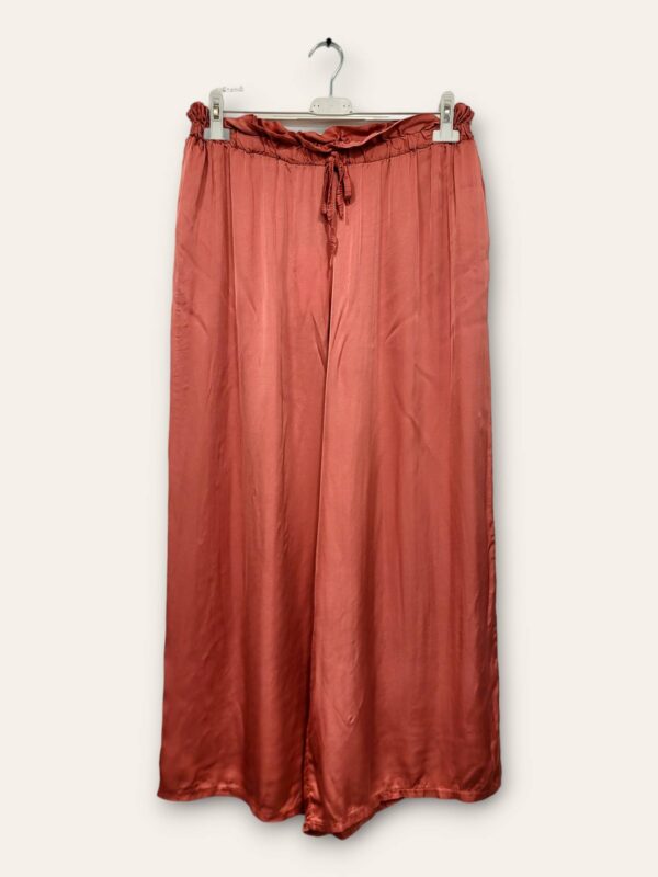 Pantalon fluide Bastien terracota_41Bis mode femme grande taille