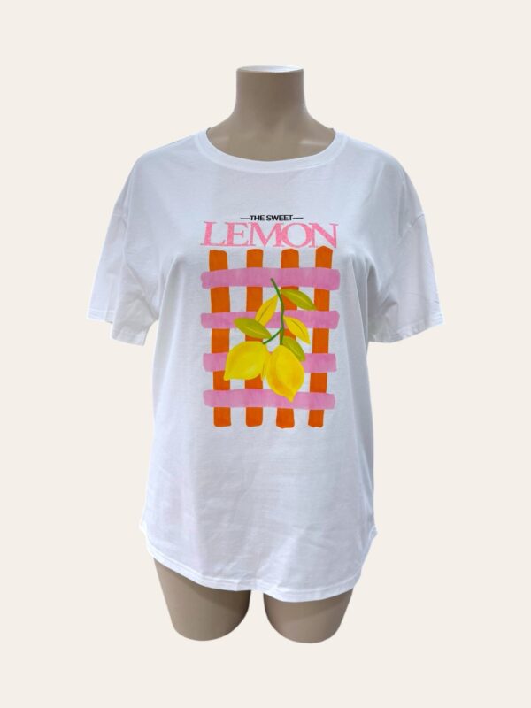 T shirt Lemon_41Bis mode femme ronde colorée