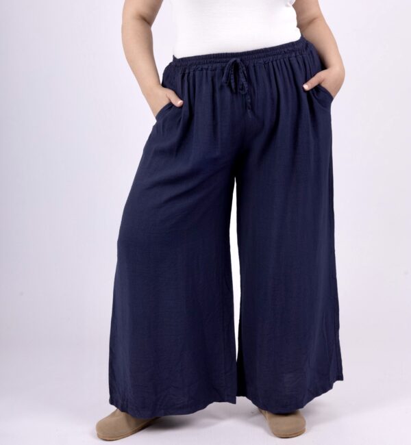 Pantalon Boston bleu marine_41Bis mode femme grande taille