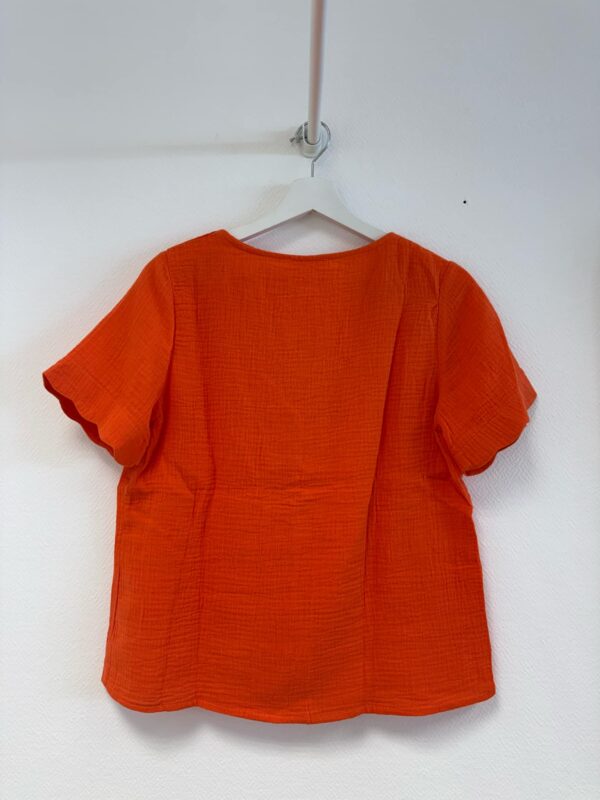 Haut Coto orange_41Bis mode femme colorée