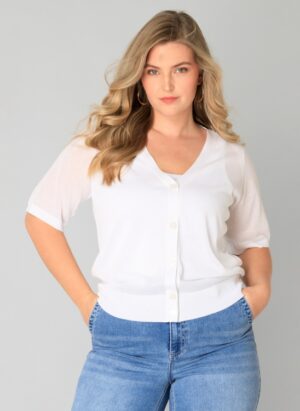 Cardigan Heike blanc_41Bis mode femme ronde Yesta
