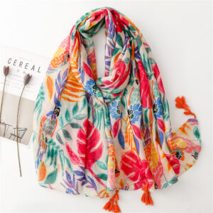 Foulard multicolore_41Bis mode et accessoires colorés