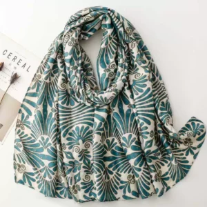 Foulard imprimé avec dorure_41Bis mode et accessoires femme