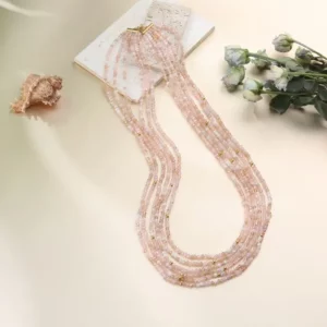 Collier Capucine rose_41Bis mode et accessoires colorés pour femme