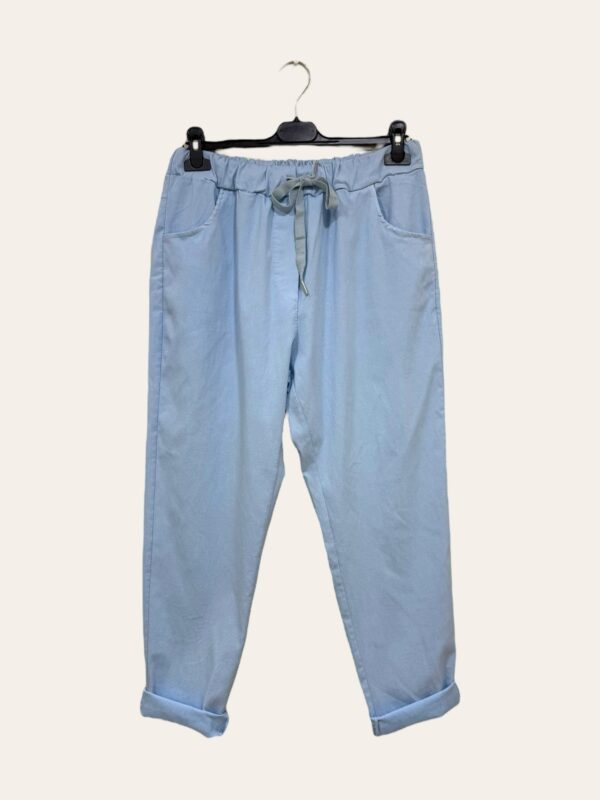 Pantalon Alex bleu ciel_41Bis mode femme grande taille.png