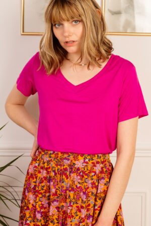 T shirt Matt rose_41Bis mode femme colorée