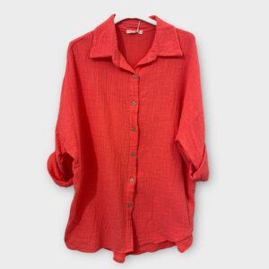 Chemisier Grana corail_41Bis mode femme colorée