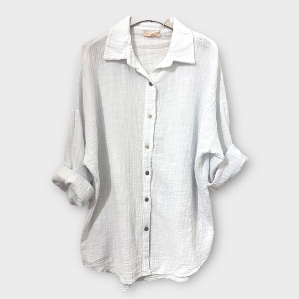 Chemisier Grana blanc_41Bis mode femme colorée
